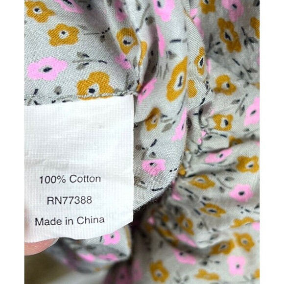 J Crew Summer Dress Size Medium Bubble Sundress Floral Sleeveless Straps Pockets - Picture 11 of 11